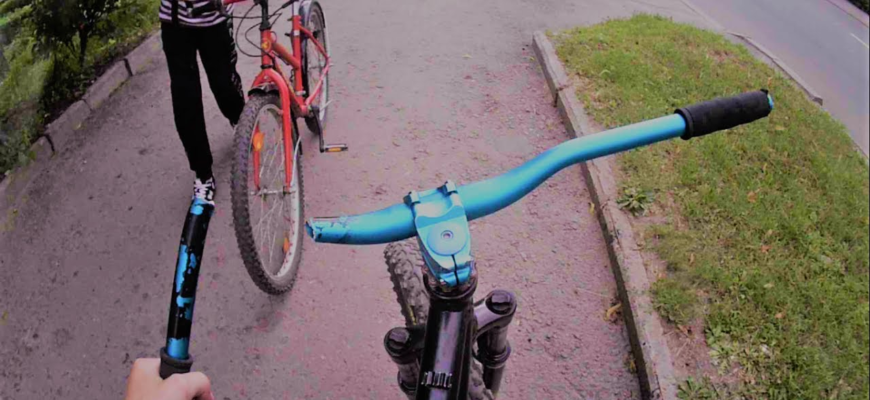 Как снять руль с велосипеда