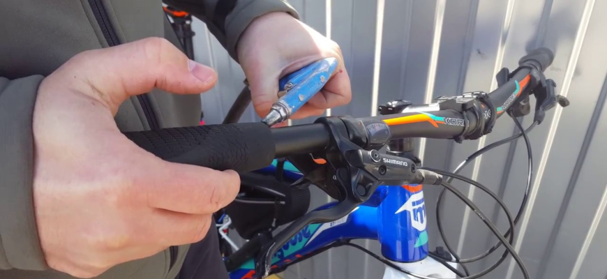 как снять ручки с велосипеда на руле